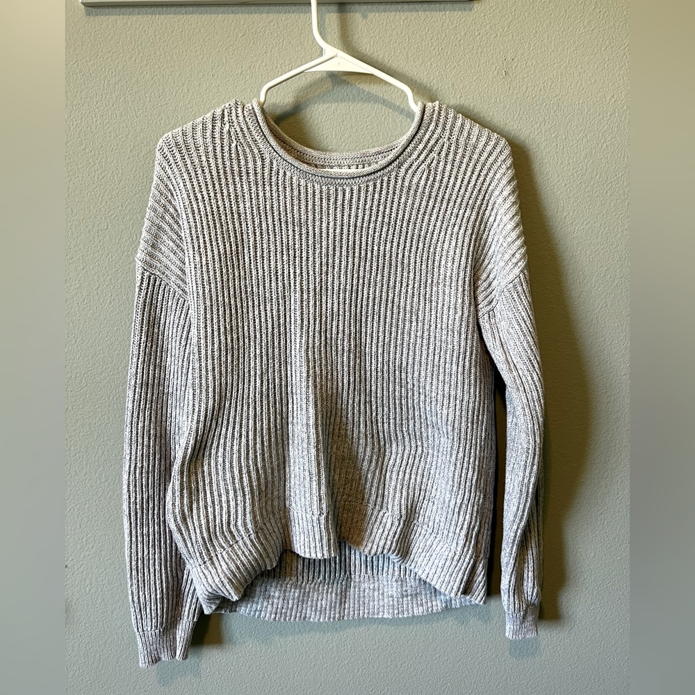 Gap Solid Ribbed Knit Sweater